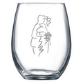 Libbey  9 Oz. Stemless Wine Glass